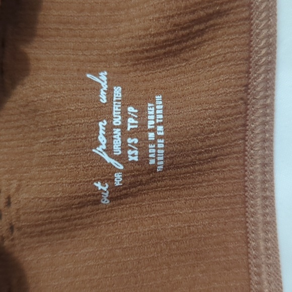 NWT Out From Under Sleeveless Cutout Top, Color Brown Size XS/S - Picture 13 of 15